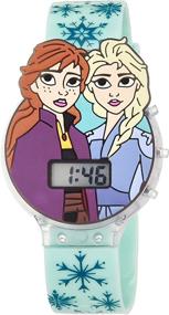 img 3 attached to Disney Girls Quartz Rubber Multicolor Girls' Watches – Timeless Fun for Little Ones!