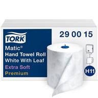 🧻 tork matic extra soft hand towel roll, premium white, h11, high absorbency, embossed, 2-ply, 6 rolls x 328 ft - 290015 logo