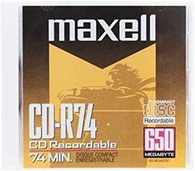 img 1 attached to Maxell CD R 623310 Minute 1 Pack
