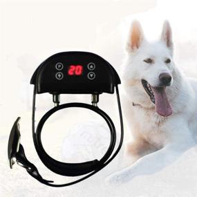 img 4 attached to Ultimate Wireless Fence: Dog Training Collar with Anti-Lost Technology, 800M Radius Range, GPS Tracking, Waterproof & Rechargeable