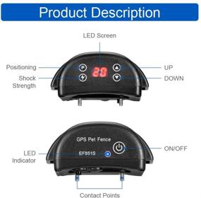 img 2 attached to Ultimate Wireless Fence: Dog Training Collar with Anti-Lost Technology, 800M Radius Range, GPS Tracking, Waterproof & Rechargeable