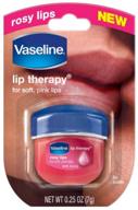 💋 vaseline rosy lip therapy: 0.25oz for youthful and nourished lips logo