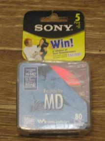 img 2 attached to Sony 5MDW80CL2 MiniDiscs 5 Pack