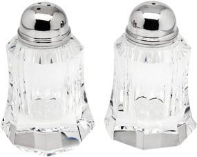 img 1 attached to 🧂 Godinger Amsterdam Salt and Pepper Shaker Set: Stylish Dispenser Duo for Flavorful Seasoning