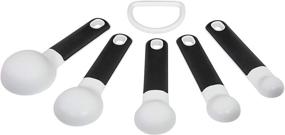 img 2 attached to 🥄 KitchenAid Measuring Spoons Set: 5-Piece Essential, White