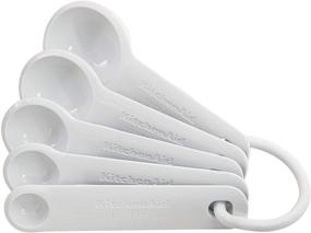 img 4 attached to 🥄 KitchenAid Measuring Spoons Set: 5-Piece Essential, White