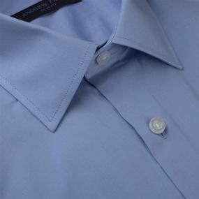img 1 attached to 👔 Sleek and Stylish: Andrew Fezza's Top-Quality Solid Cotton Clothing and Shirts for Men