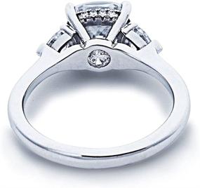 img 2 attached to Bo Dream Cushion Zirconia Sterling Engagement