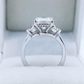 img 1 attached to Bo Dream Cushion Zirconia Sterling Engagement