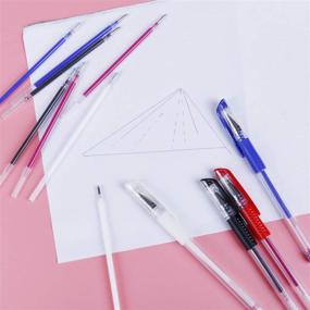 img 1 attached to Set of 4 Heat Erasable Pens + 20 Refills for Sewing, Quilting, and Dressmaking - Convenient Fabric Marking Tools