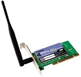 img 1 attached to 📡 Cisco-Linksys WMP54GS Wireless-G PCI Card with SpeedBooster: Enhanced Connectivity for Optimal Performance