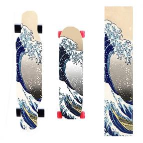 img 1 attached to Rayauto Skateboard Longboard Waterproof Sandpaper Sports & Fitness