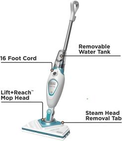 img 3 attached to 🧹 Efficient Cleaning with beyond by BLACK+DECKER Steam Mop - LiftReach Head (BDH1715SMAPB)