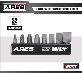 img 3 attached to ARES 70013 - 8-Piece S2 Steel Impact Driver Bit Set: Phillips 1-4 & Slotted 1/4-1/2 Inch - Premium S2 Steel Construction