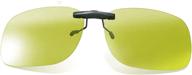 upaclaire hd ultra lightweight anti glare yellow green logo