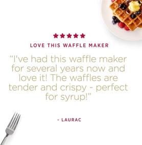 img 3 attached to All-Clad 99011GT Stainless Steel Belgian Waffle Maker: 7 Browning Settings, 2-Square, Silver – Crispy & Customizable Waffles!