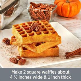 img 1 attached to All-Clad 99011GT Stainless Steel Belgian Waffle Maker: 7 Browning Settings, 2-Square, Silver – Crispy & Customizable Waffles!