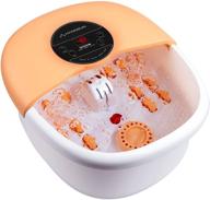 hangsun foot spa bath massager: heat 🦶 bubbles, jets & rollers for ultimate foot relief logo