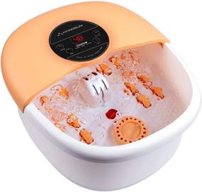 img 4 attached to Hangsun Foot Spa Bath Massager: Heat 🦶 Bubbles, Jets & Rollers for Ultimate Foot Relief