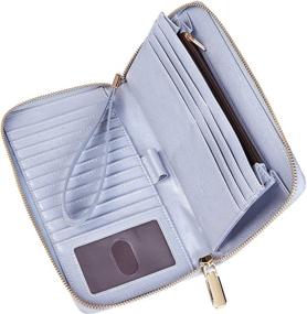 img 4 attached to 👜 Gostwo Capacity Genuine Blocking Wristlet: Stylish Women's Handbags, Wallets & Wristlets for Enhanced Security