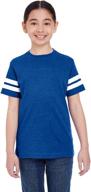 retro 90s style: lat jersey football vintage blended boys' tops, tees & shirts logo