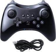 🎮 cooleedtek black classic wireless pro controller for nintendo wii u - ultimate gaming experience! logo