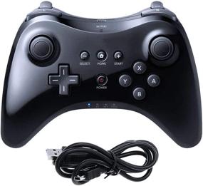 img 4 attached to 🎮 CooleedTEK Black Classic Wireless Pro Controller for Nintendo Wii U - Ultimate Gaming Experience!