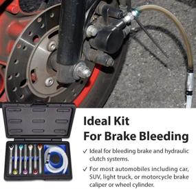 img 2 attached to 🔧 Efficient Brake Fluid Clutch Bleeder Hose Kit for Reliable Brake Bleeding & Hydraulic Clutch Systems