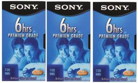 img 3 attached to SONY 3T120VR 6 Hour EP T-120 VHS Tapes (3-Pack): Long-Lasting and Reliable Storage Solution