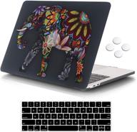 icasso macbook pro 13 inch case 2016-2020 release a2338m1/a2159/a1989/a1706/a1708, hard shell case & keyboard cover combo for macbook pro 13" - elephant logo