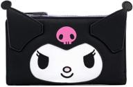 hello kitty kuromi cosplay flap wallet by loungefly: adorable sanrio collectible with funky style logo
