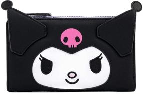 img 4 attached to Hello Kitty Kuromi Cosplay Flap Wallet by Loungefly: Adorable Sanrio Collectible with Funky Style