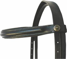 img 2 attached to 🐴 Henri de Rivel Dressage Bridle: Enhance Your Riding Experience with Web Reins