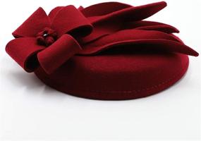img 2 attached to 💍 Elegant Wedding Fascinator Cocktail Women's Accessories and Special Occasion Headpieces by FADVES