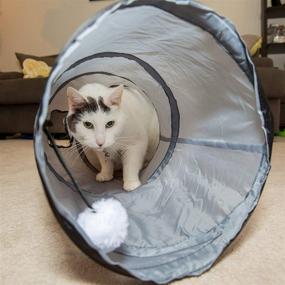 img 3 attached to PetLike Tunnel Crinkle Collapsible Hideaway
