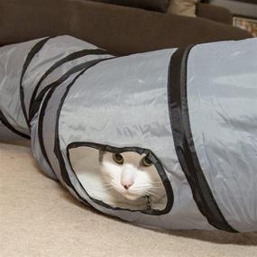 img 2 attached to PetLike Tunnel Crinkle Collapsible Hideaway