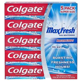 img 1 attached to Colgate Maxfresh 292255 7.6 oz, Shape - 5 Pack