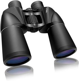 img 4 attached to 🔭 High-performance 10x50 Binoculars with 22mm Large View Eyepiece, Waterproof and Powerful BAK4 FMC Lens for Adults - Ideal for Hunting, Bird Watching, Travel, Concerts, and Stargazing