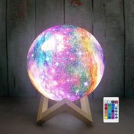 🌌 hola lava lamp galaxy light: 3d moon lamp night light for kids - 16 color usb space lamp логотип