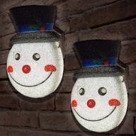 joyin 2 pcs christmas snowman porch light cover cartoon - optimize your outdoor light cover for festive decor, christmas parties, gifts, and more! логотип