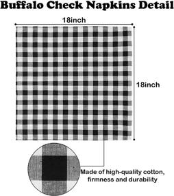 img 3 attached to 🏞️ Everyday Checkered Tablecloth: Washable and Reusable