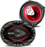 улучшите звук в вашем автомобиле с автомобильными колонками boss audio systems ch6930 - 400 ватт мощности на пару, полный диапазон 6x9 дюймов, 3-полосный дизайн, продается парами логотип