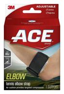 🎾 ace-229032 tennis elbow support, universal fit, black, 1 count (single pack) логотип