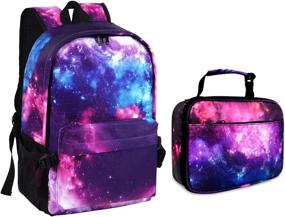 img 4 attached to Galaxy Backpack Bookbag Lightweight Daypack Backpacks