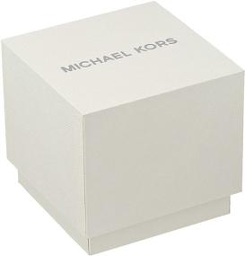 img 1 attached to Michael Kors Womens Portia Stainless Steel Plated