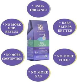 img 1 attached to 👶 Organic Catnip Colic Tea for Babies and Newborns - Natural Relief for Colic, Gas, Acid Reflux - Caffeine-Free Herbal Infusion - 20 Count (1 Pack)