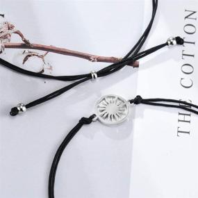 img 1 attached to 🤝 Pair of Lanqueen Long Distance Friendship Bracelets - Ideal Gift for Best Friends, Women, Girls