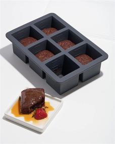 img 2 attached to W&P Cup Cubes Silicone Freezer Tray with Lid - Charcoal | Perfect 1-Cup Portions | Freeze & Store Soup, Broth, Sauce, Leftovers | Dishwasher Safe