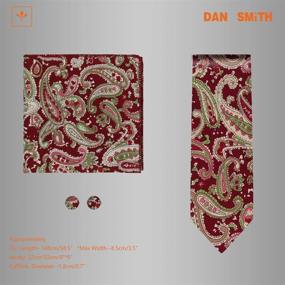 img 3 attached to Мужские аксессуары Dan Smith для манжет, пуговиц рубашки и зажимов для галстуков