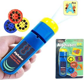 img 4 attached to 🔦 Wenosda Slide Projector Torch: An Educational Bedtime Night Light for Kids with Flashlight and Alphabet Learning Projection